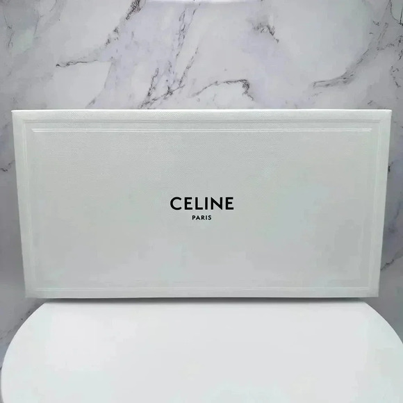 Celine Triomphe Gold Metal Hexagon Sunglasses 54mm Authentic CL40254U 30N - Picture 15 of 16